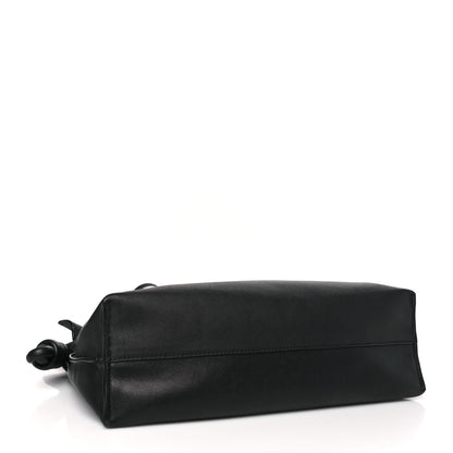 Loewe Nappa Flamenco Knot Clutch Black 4 of 12