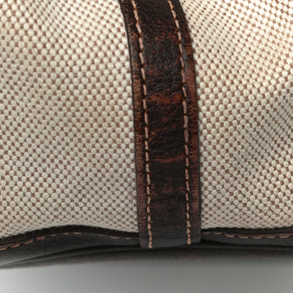 Hermes Buffle Sindhu Toile Garden Party 36 MM Tote Marron Fonce 35 of 36