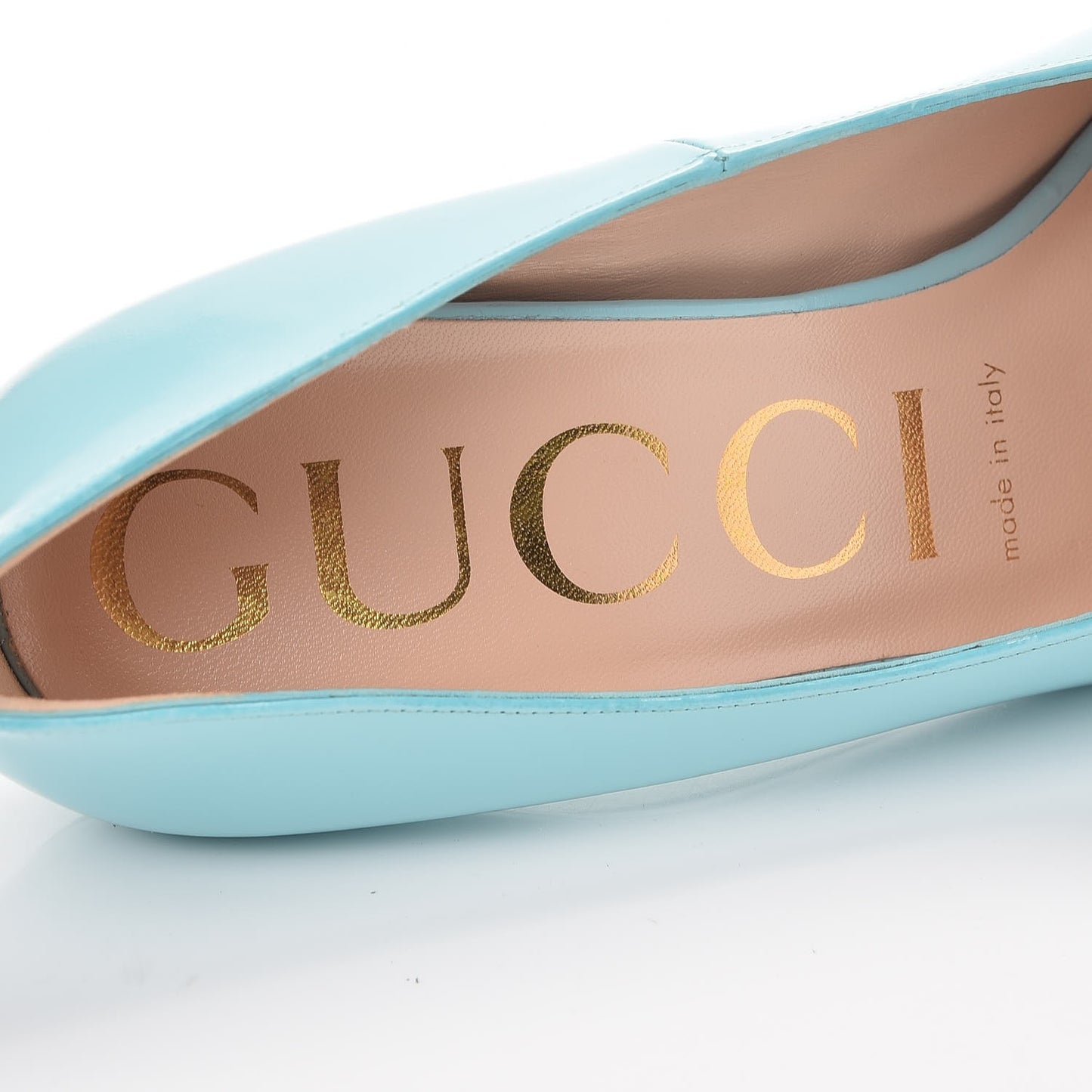 Regent Calfskin Crystal Removable Bow Elaisa Platform High Heel Pumps 37.5 New Aquamarine