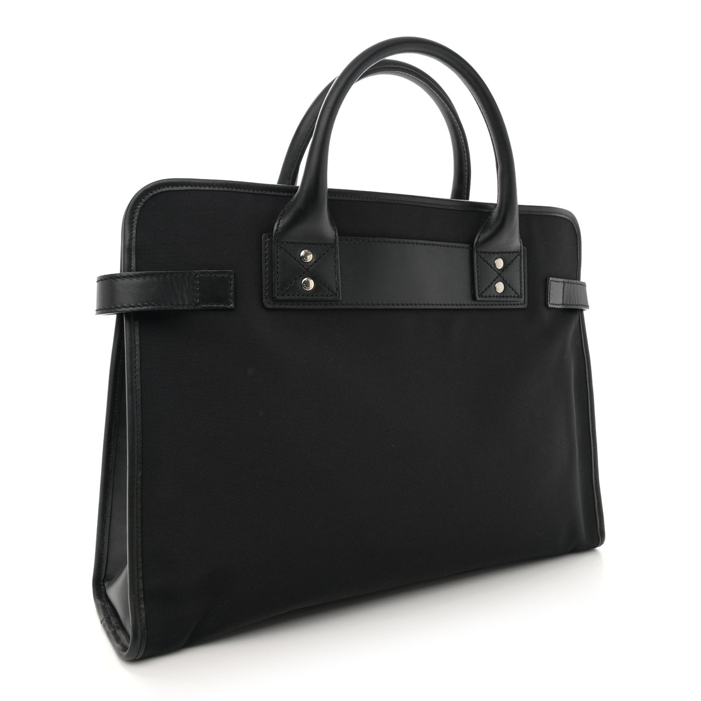 Nylon Web Briefcase Black