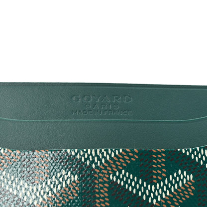 Goyard Goyardine Saint Sulpice Card Holder Green 6 of 7