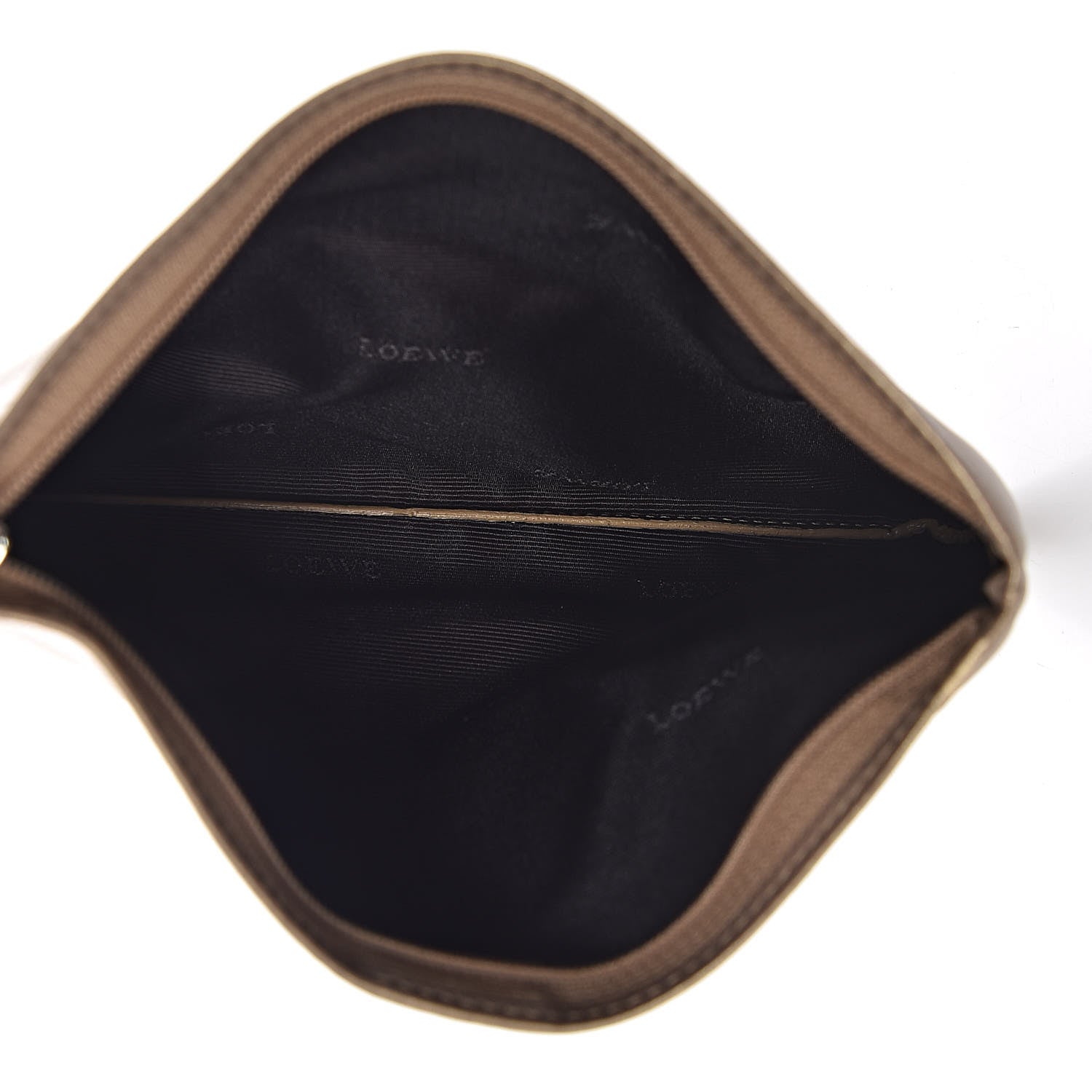 Loewe Metallic Lambskin Cosmetic Pouch Gold 5 of 9