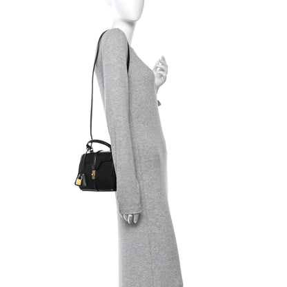 Celine Satinated Calfskin Small 16 Top Handle Bag Black 2 of 10