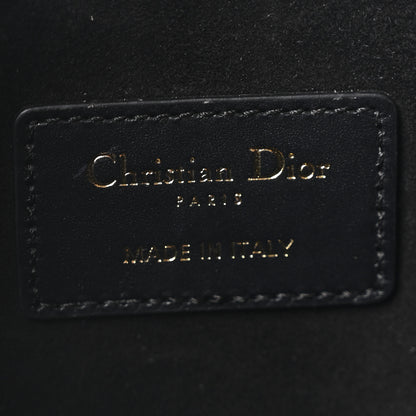 Christian Dior Calfskin CD Embossed Medium C'est Chain Bucket Bag Black 6 of 9