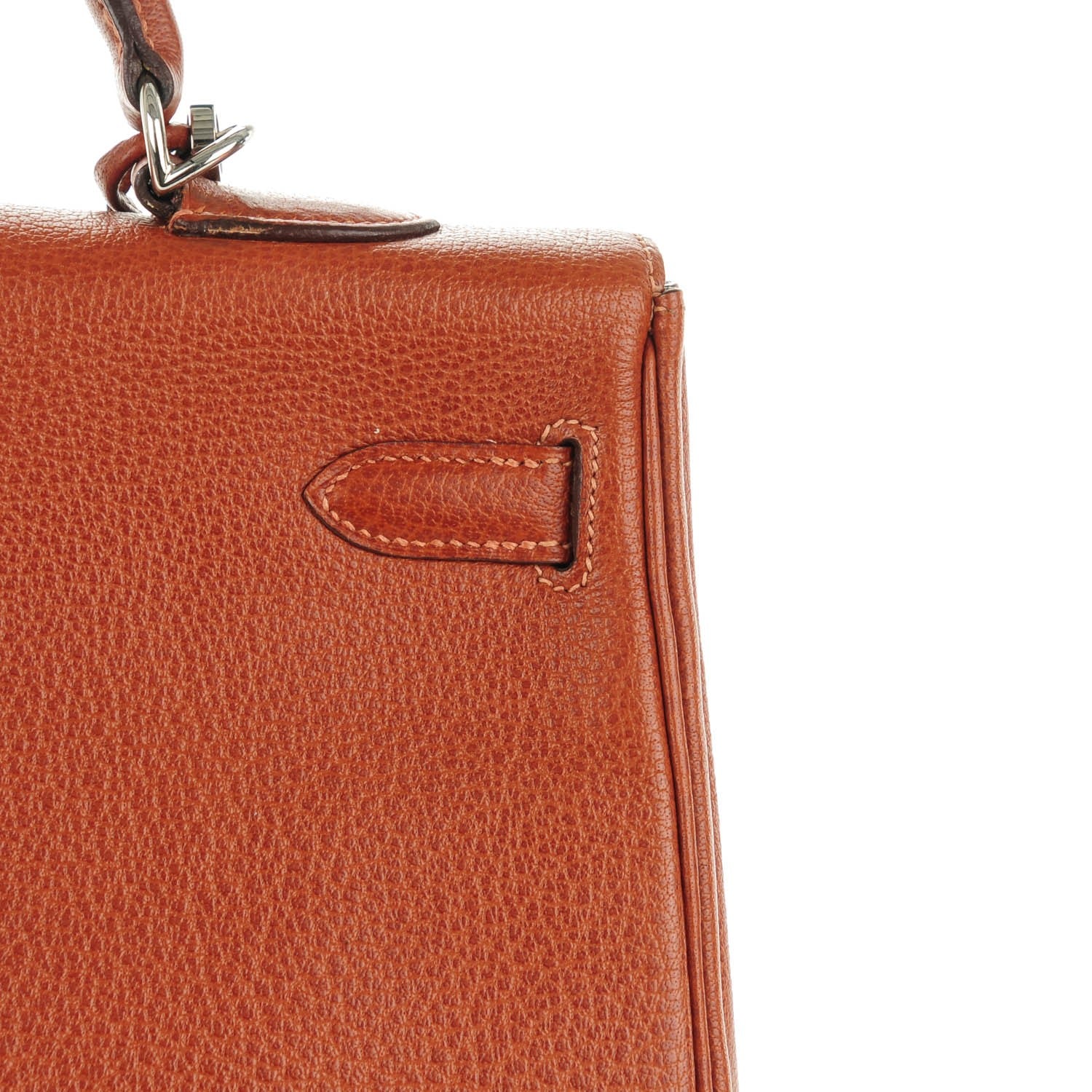 Hermes Buffle Skipper Kelly Retourne 35 Marron Glace 16 of 19