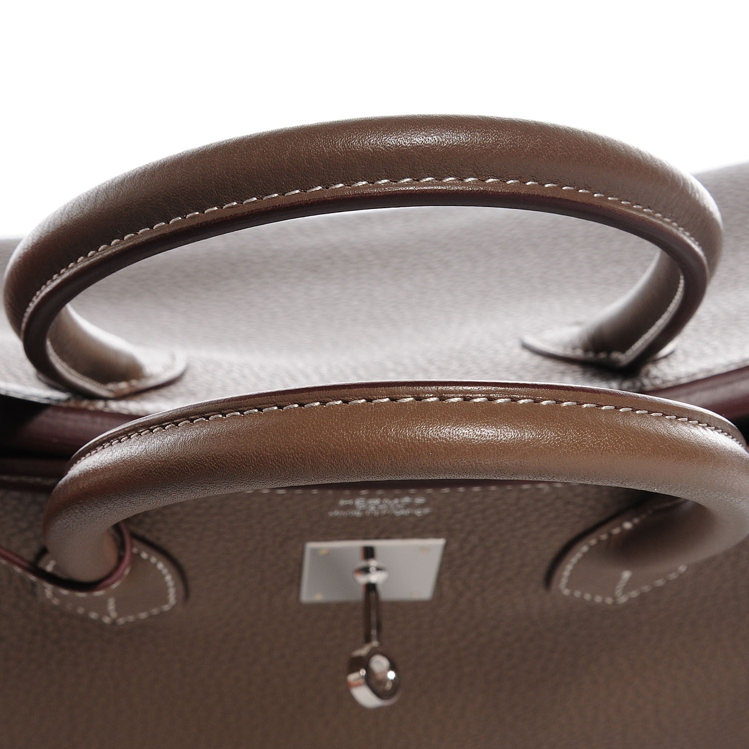 Hermes Taurillon Clemence Birkin 35 Etoupe 17 of 22