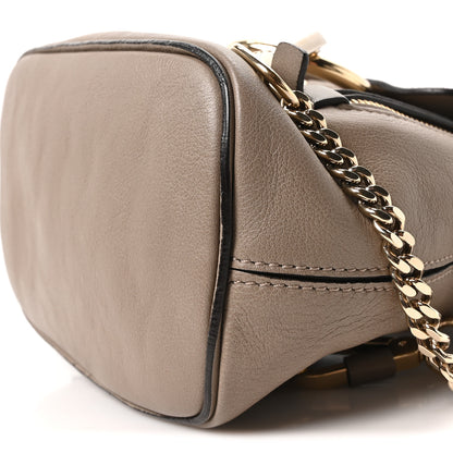 Chloe Suede Calfskin Faye Backpack Motty Grey 9 of 10