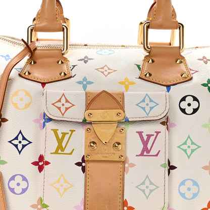 Louis Vuitton Monogram Multicolor Speedy 30 White 8 of 11