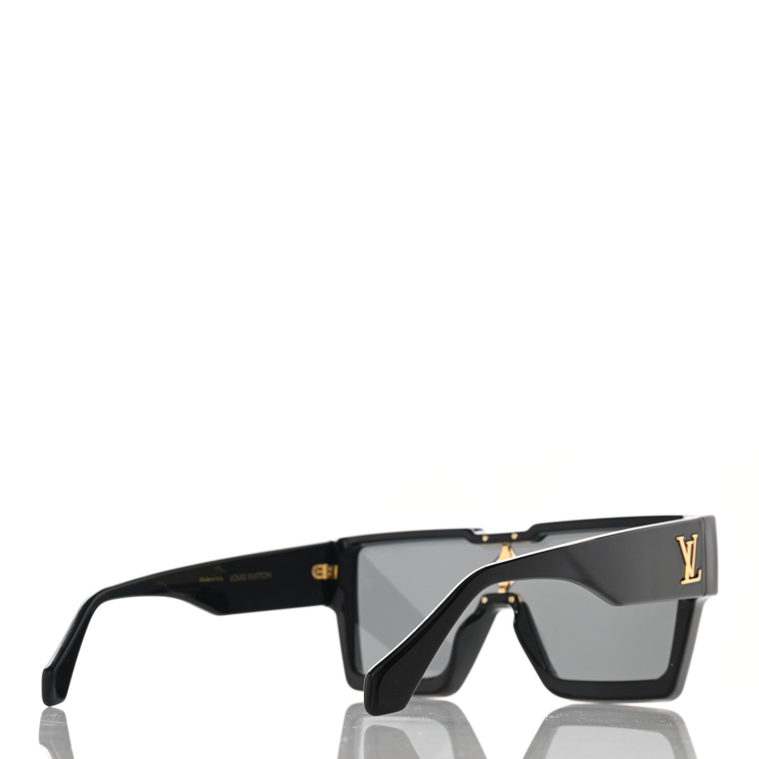 Louis Vuitton Acetate Swarovski Crystal Cyclone Sunglasses Z1578W Black 4 of 9