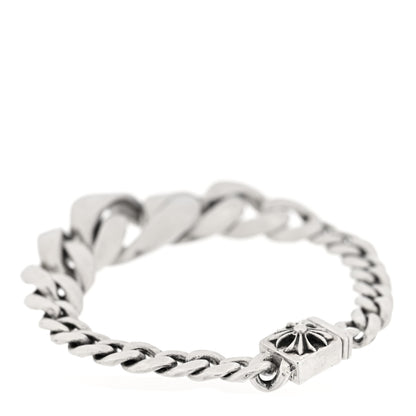 Chrome Hearts Sterling Silver Graduating Chain Cross Bracelet 2 of 4