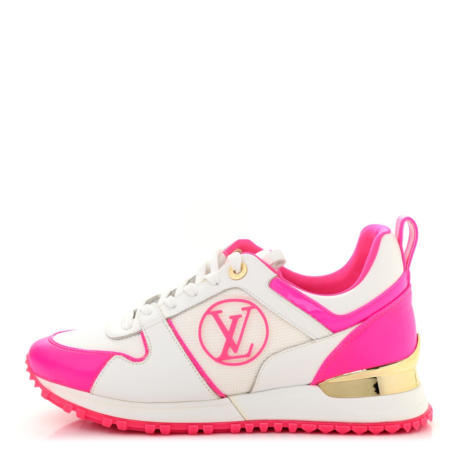 Louis Vuitton Calfskin Run Away Sneakers 36 Rose 1 of 10