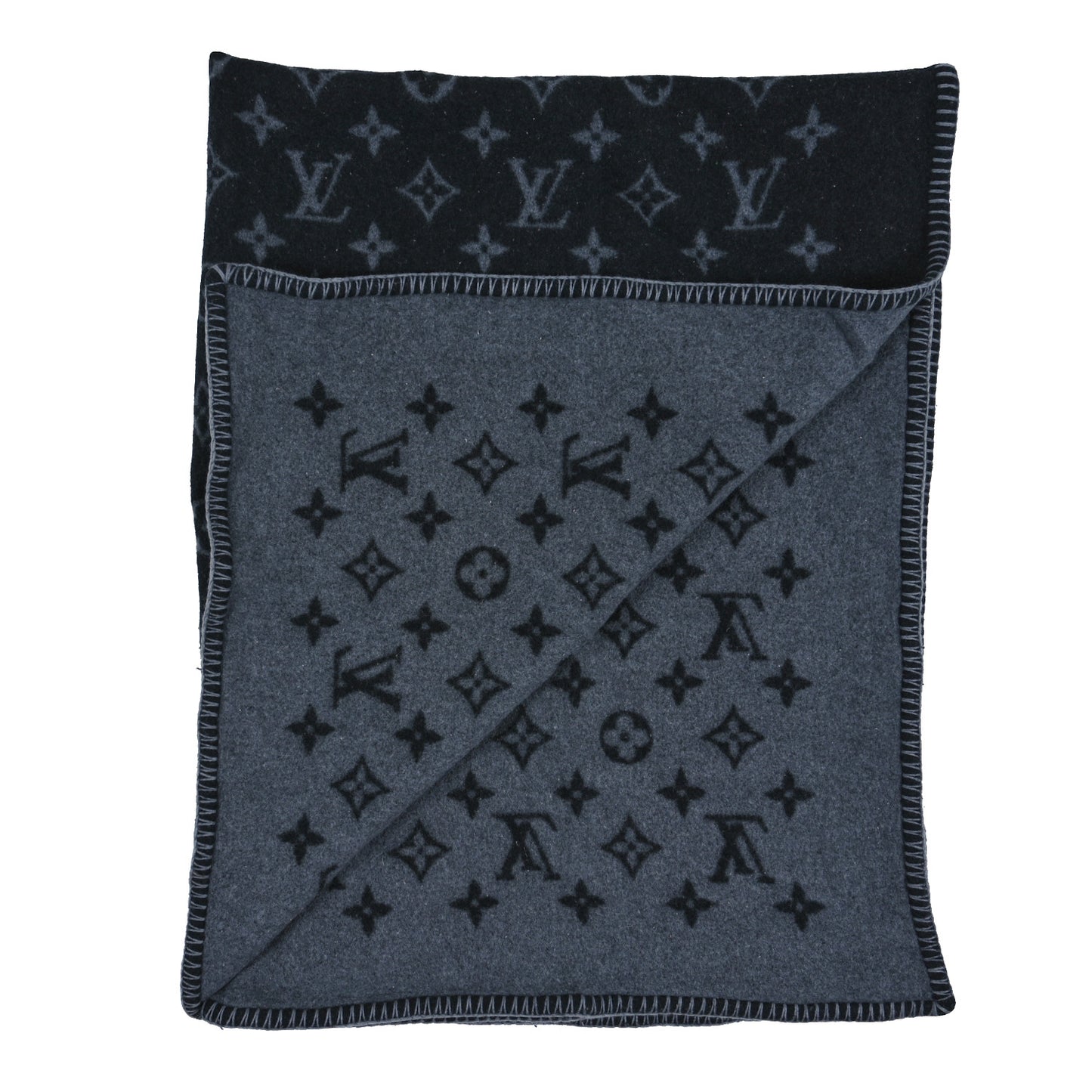 Wool Monogram Blanket