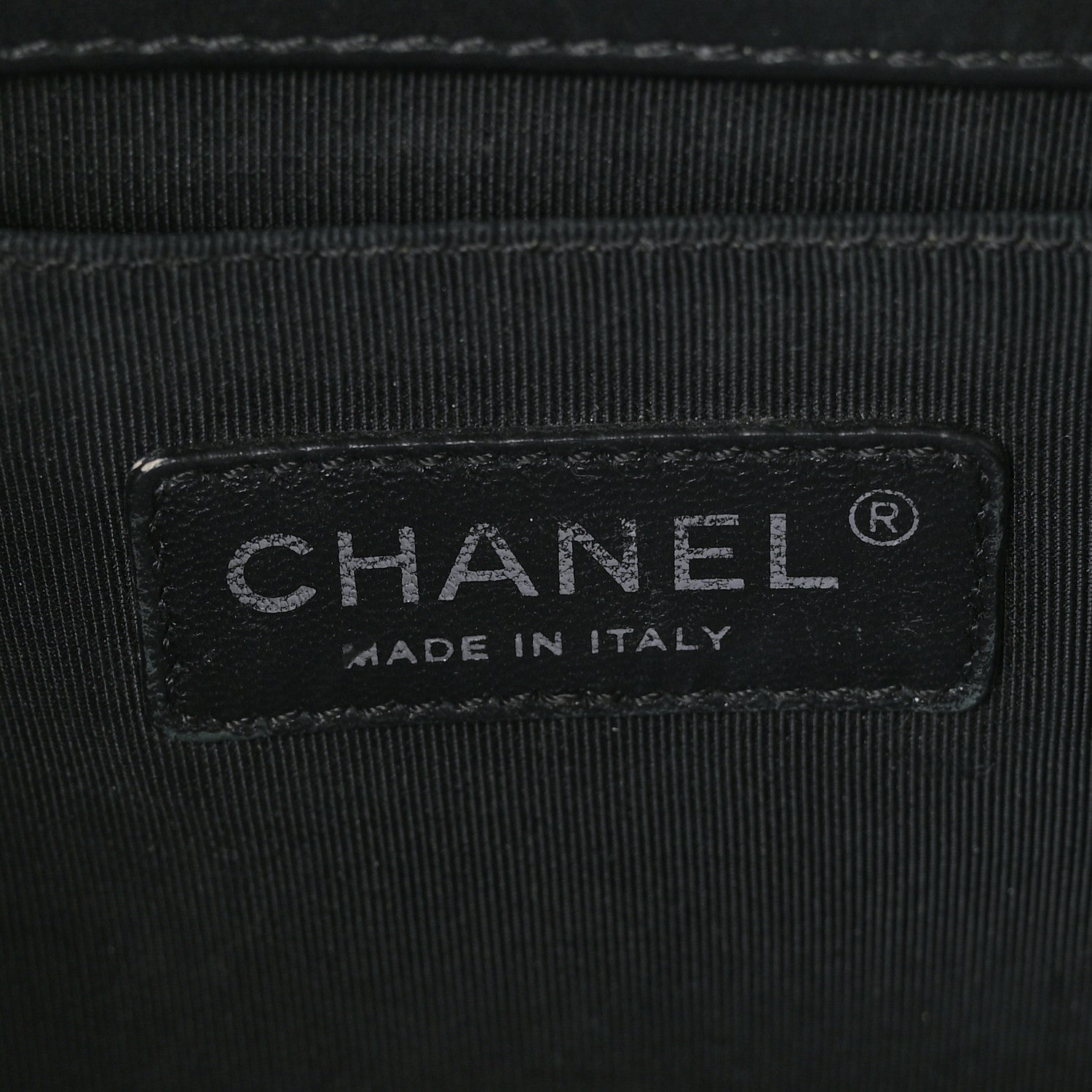 Chanel Calfskin Chevron Quilted Medium Chain Boy Flap Black 6 of 10