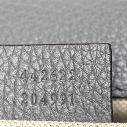 Gucci Cellarius Calfskin Mini GG Marmont Top Handle Bag Deep Grey 7 of 14