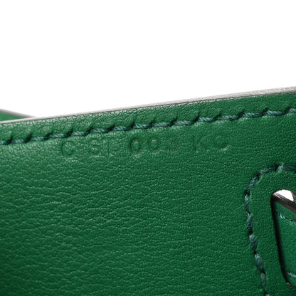 Hermes Swift Kelly Pochette Clutch Vert Vertigo 7 of 11