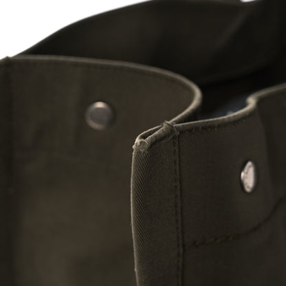 Saint Laurent Linen Calfskin Rive Gauche Tote Khaki 22 of 30