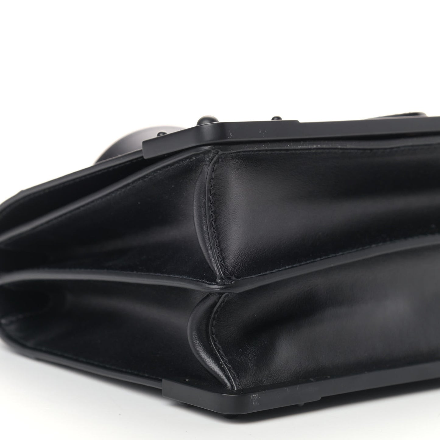 City Calfskin Saffiano Cahier Bag Black