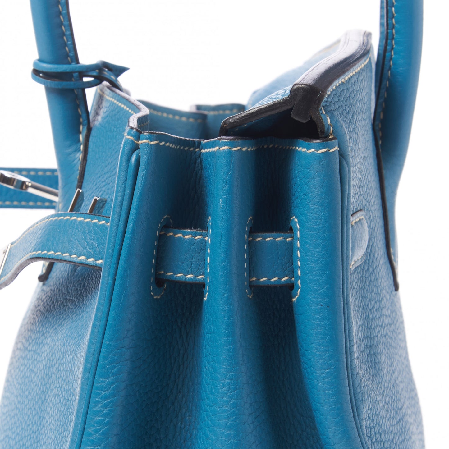 Togo Birkin 35 Blue Jean