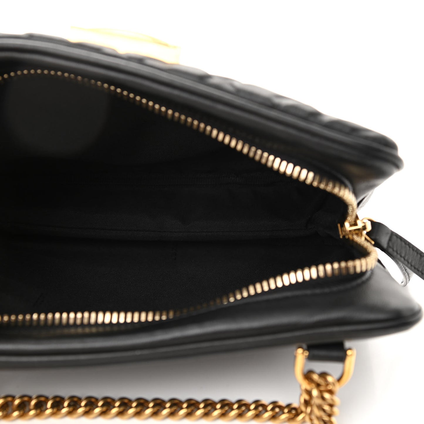 Nappa FF 1974 Diagonal Embossed Upside Down Belt Bag Black