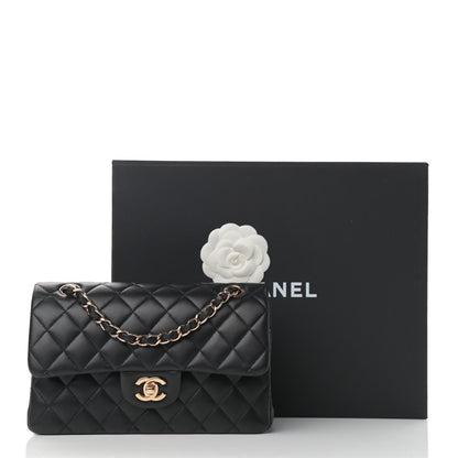 Chanel Lambskin Quilted Small Double Flap Black 13 of 13