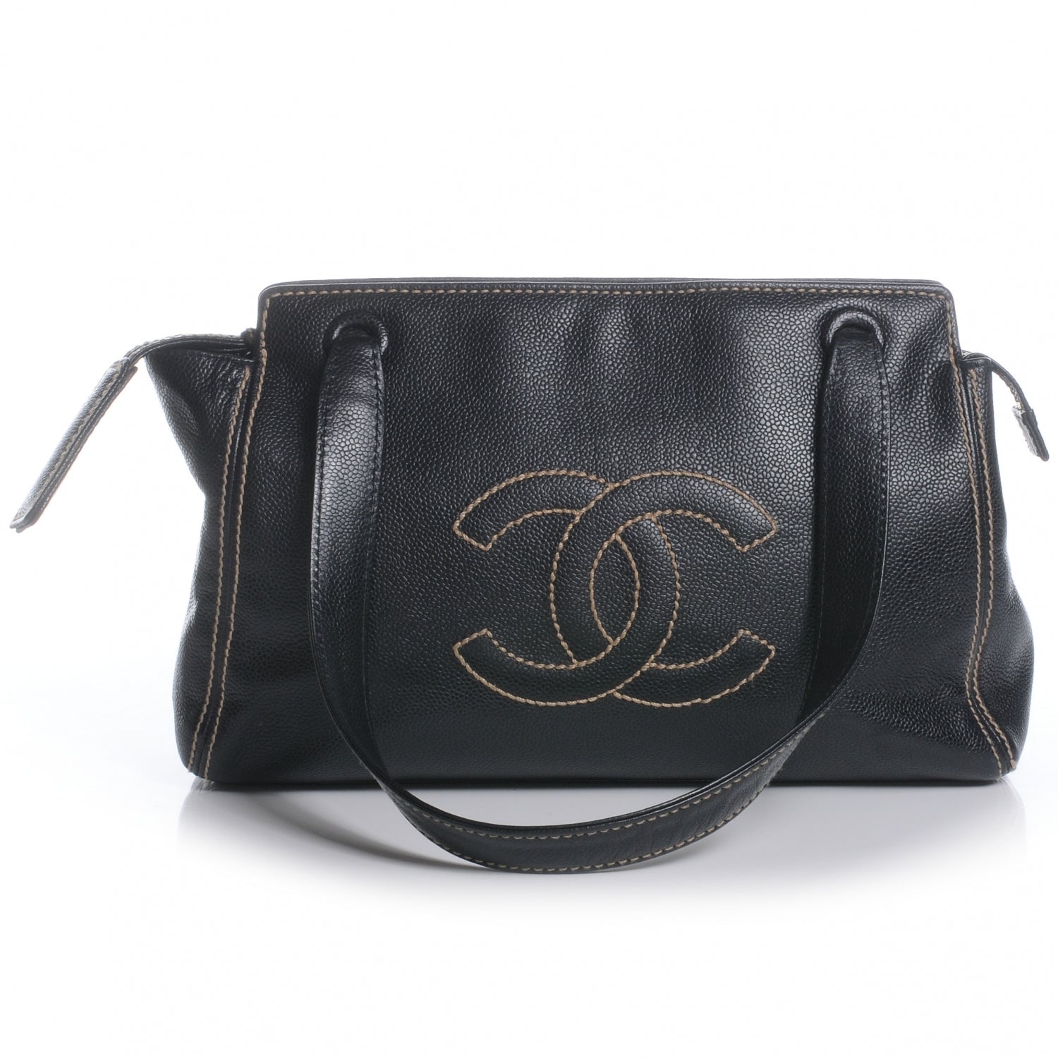 Chanel Caviar CC Shoulder Bag Black 1 of 7