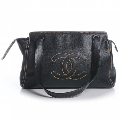Chanel Caviar CC Shoulder Bag Black 1 of 7