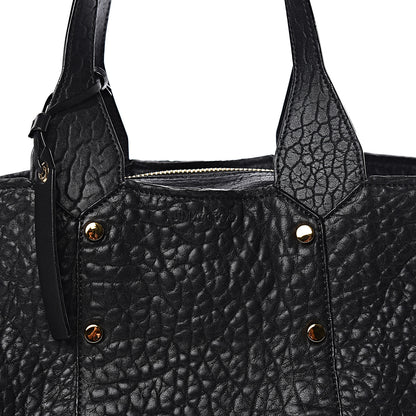 Jimmy Choo Grained Calfskin Studded Lockett Shopper Tote Black 9 of 13