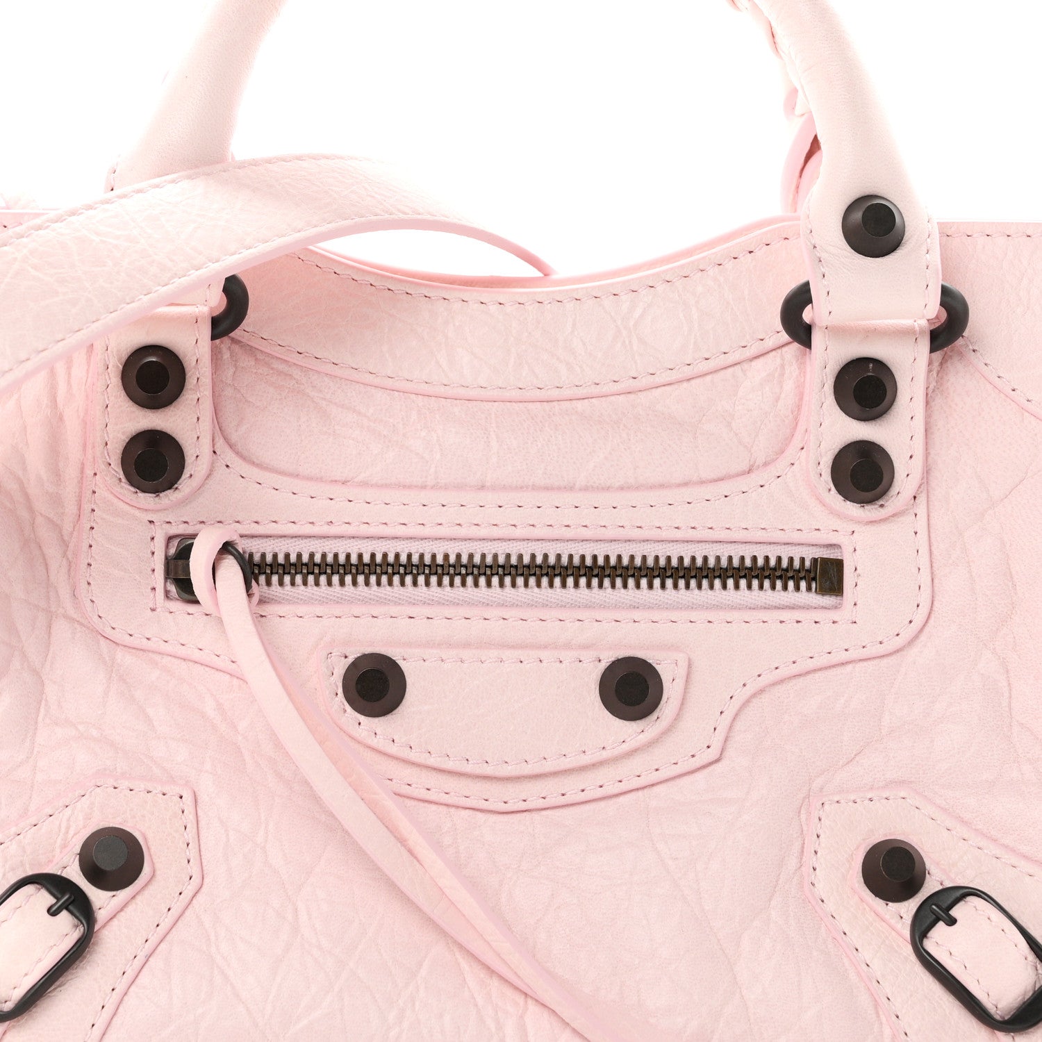 Balenciaga Agneau Arena Classic Hardware Le City Mini  Petal Pink 8 of 10
