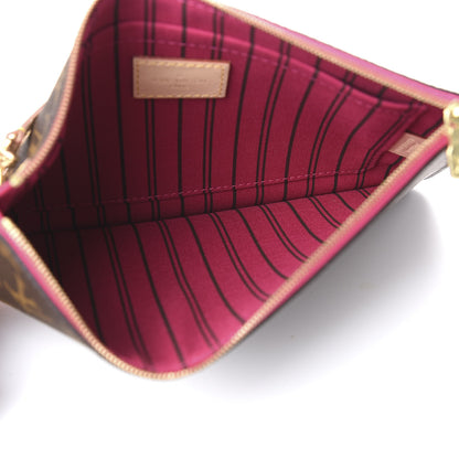 Louis Vuitton Monogram Neverfull MM GM Pochette Pivoine 4 of 7