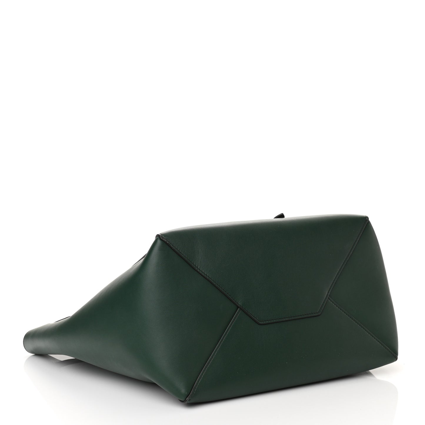 Smooth Calfskin Small Belt Cabas Phantom Dark Green