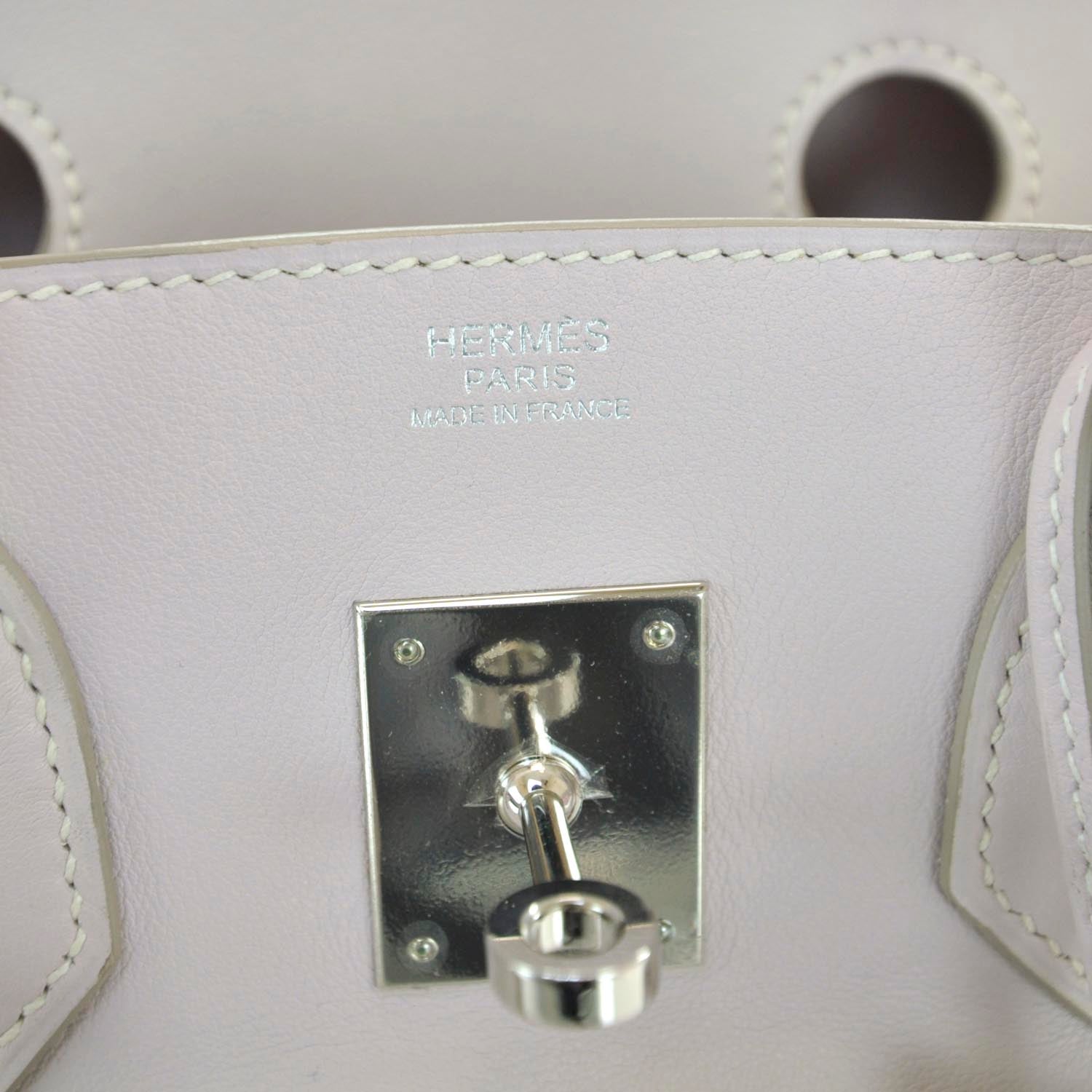 Hermes Swift Leather Birkin 30 Rose Dragee 9 of 10