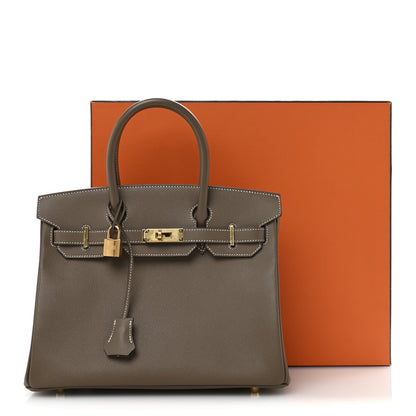 Hermes Epsom Birkin 30 Etoupe 15 of 15