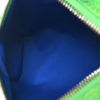 Louis Vuitton Taurillon Illusion Keepall XS Bleu Vert 5 of 8