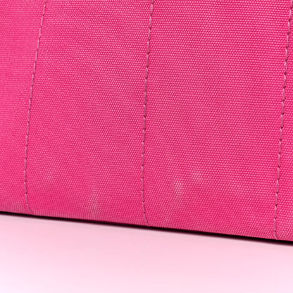 Prada Canapa Small Logo Tote Fuxia 12 of 13