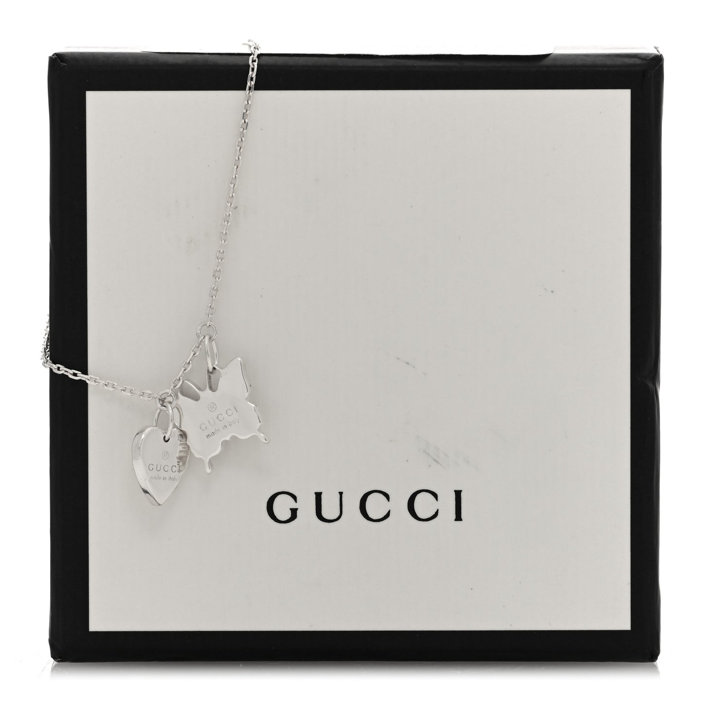 Sterling Silver Trademark Heart Butterfly Bracelet