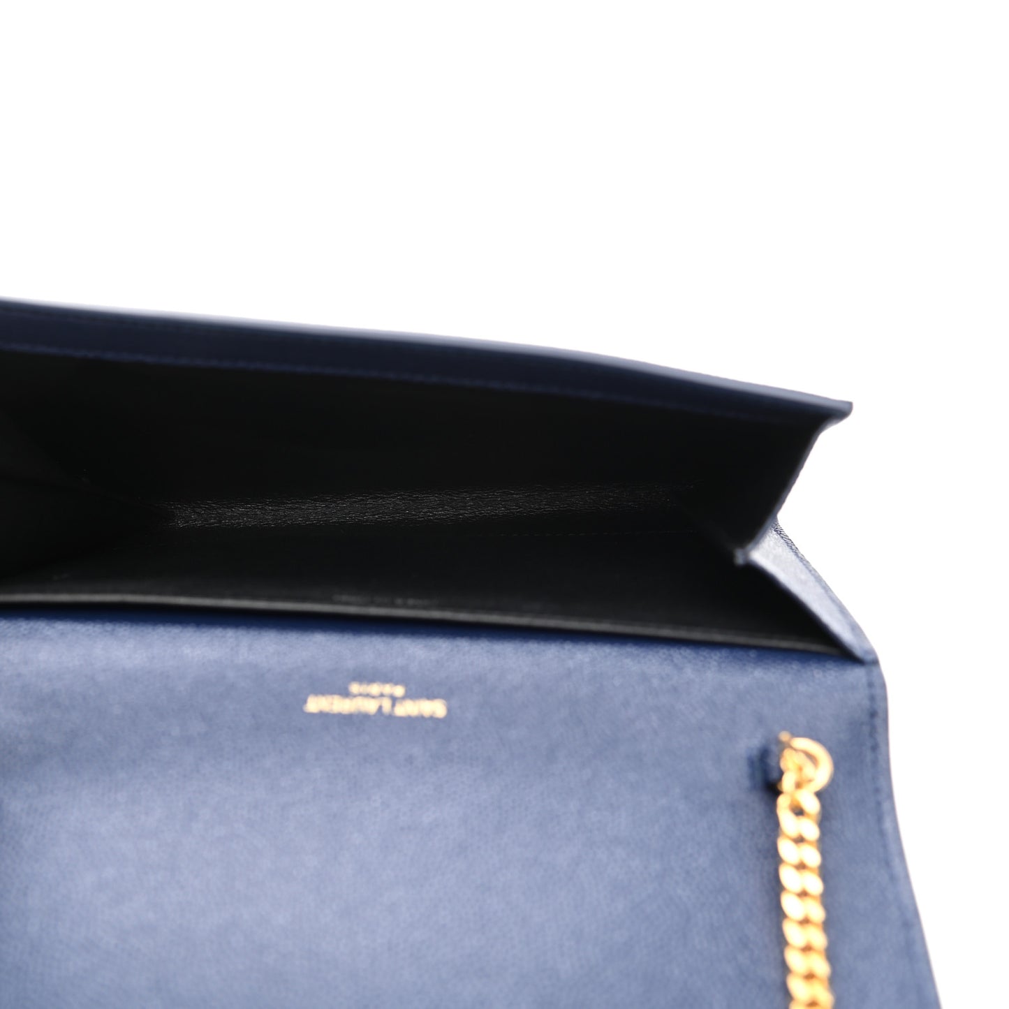 Grain De Poudre Uptown Chain Wallet Charron Blue