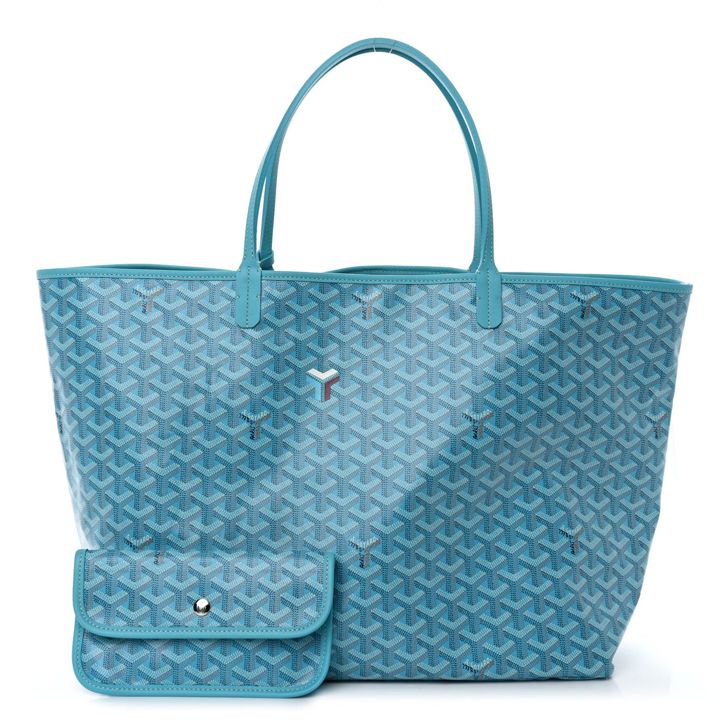 Goyardine Saint Louis GM Balise Beach Towel Set Turquoise