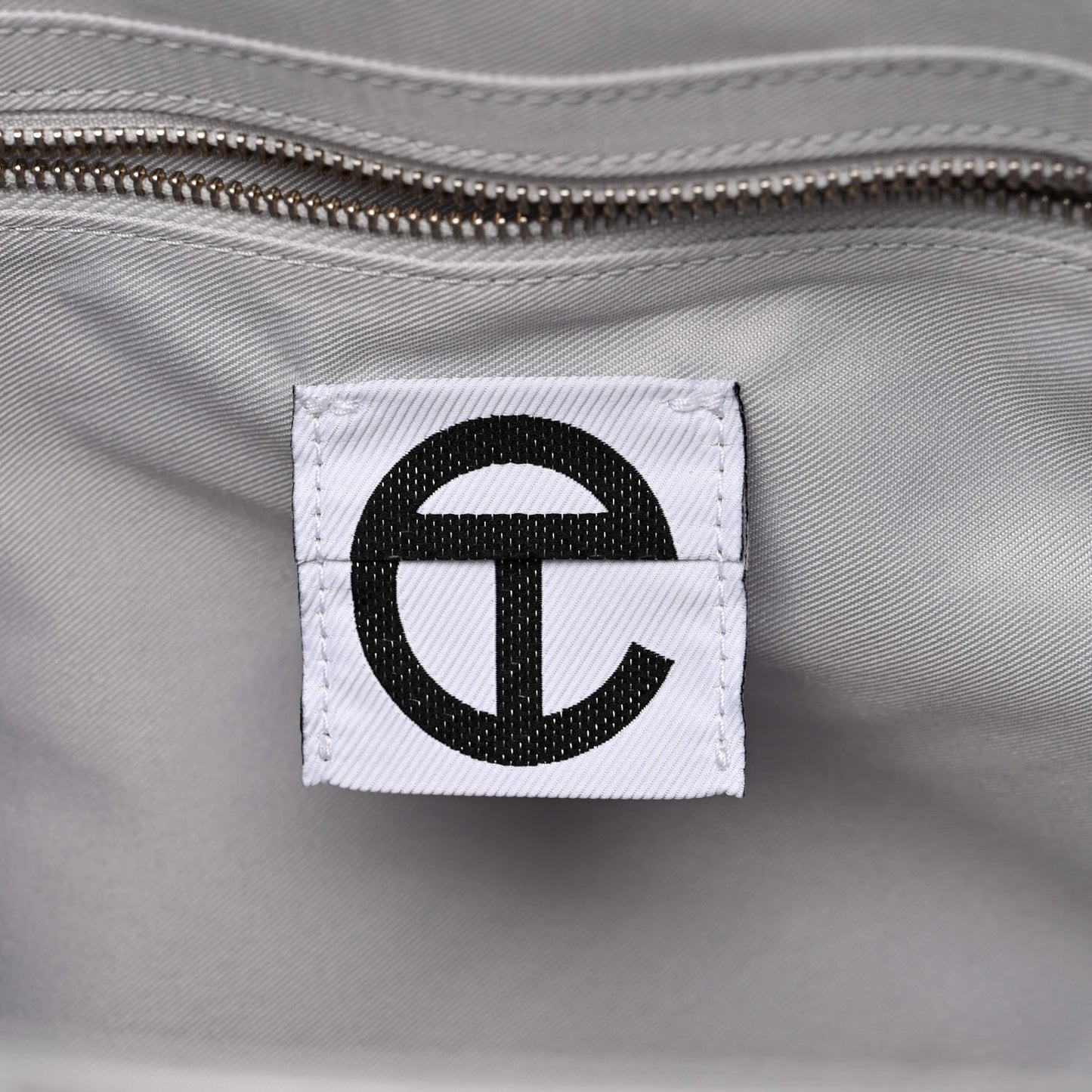 Metallic Vegan Leather Medium Shopping Bag Silver