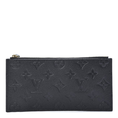 Louis Vuitton Empreinte Felicie Chain Wallet Zippered Insert Black 1 of 7