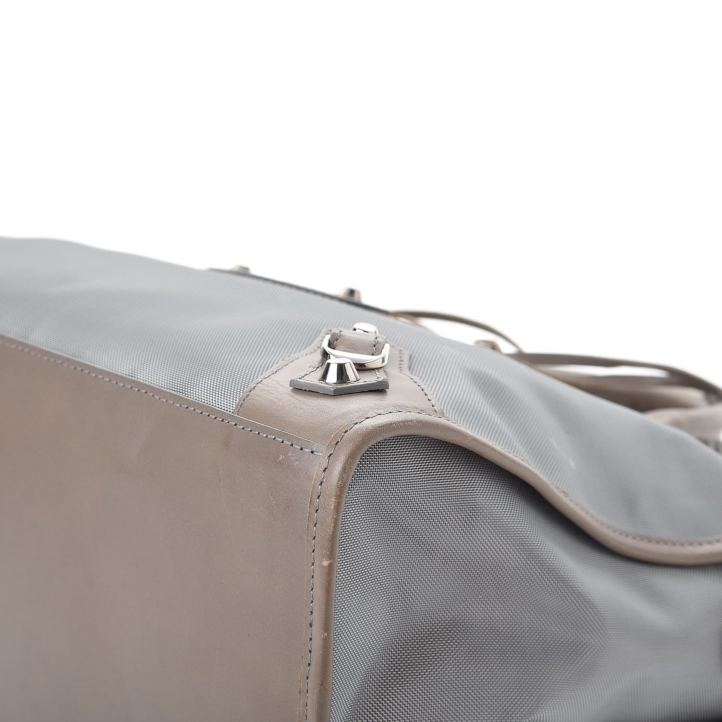 Technical Mesh Vegetable Calfskin Classic Silver Hardware City Gris Ardoise Gris Pyrite
