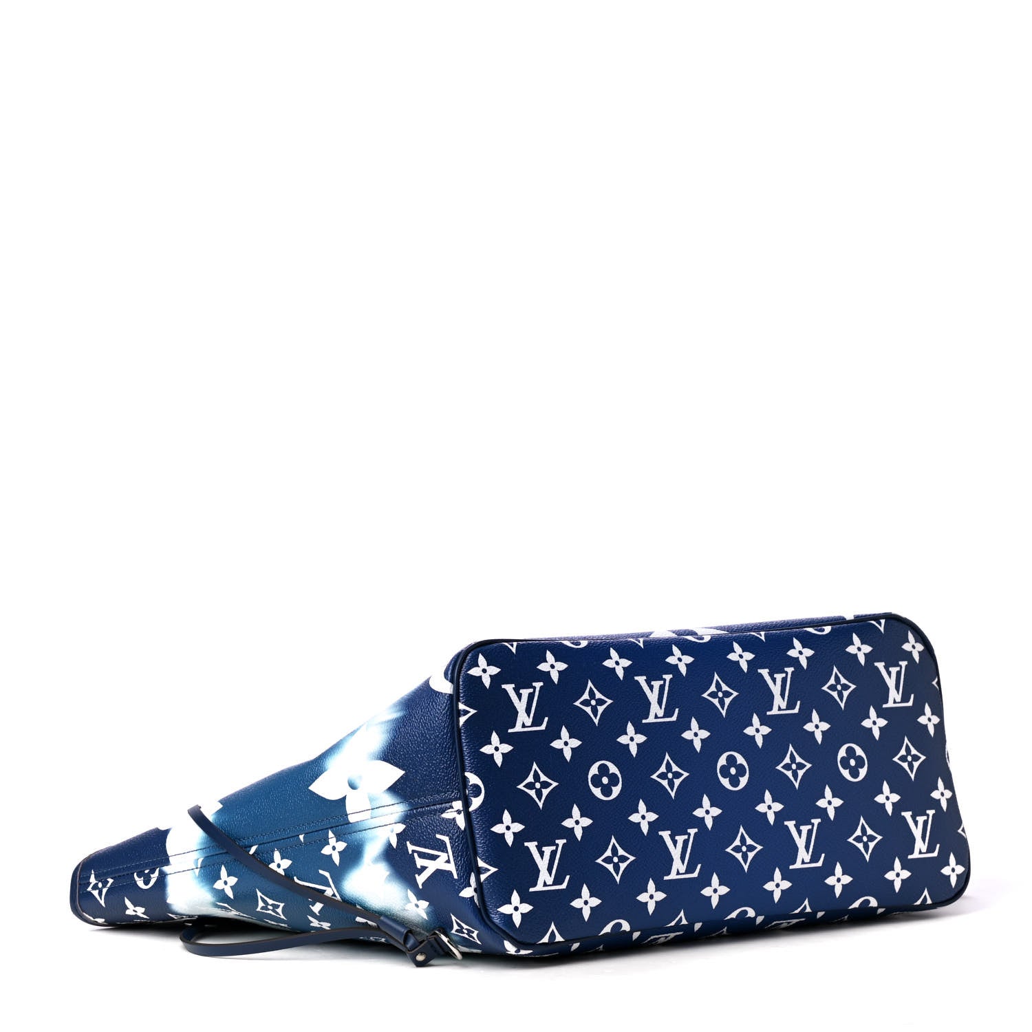 Louis Vuitton Monogram Escale Neverfull MM Blue 3 of 4