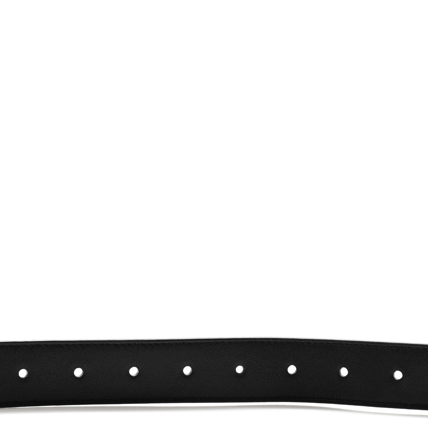 Calfskin Horsebit Belt 95 38 Black