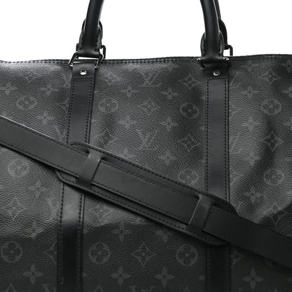 Louis Vuitton Monogram Eclipse Keepall Bandouliere 55 8 of 13
