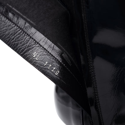 Louis Vuitton Patent Silhouette Ankle Boots 38 Black 10 of 10
