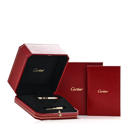Cartier 18K Pink Gold Small LOVE Bracelet 17 8 of 8