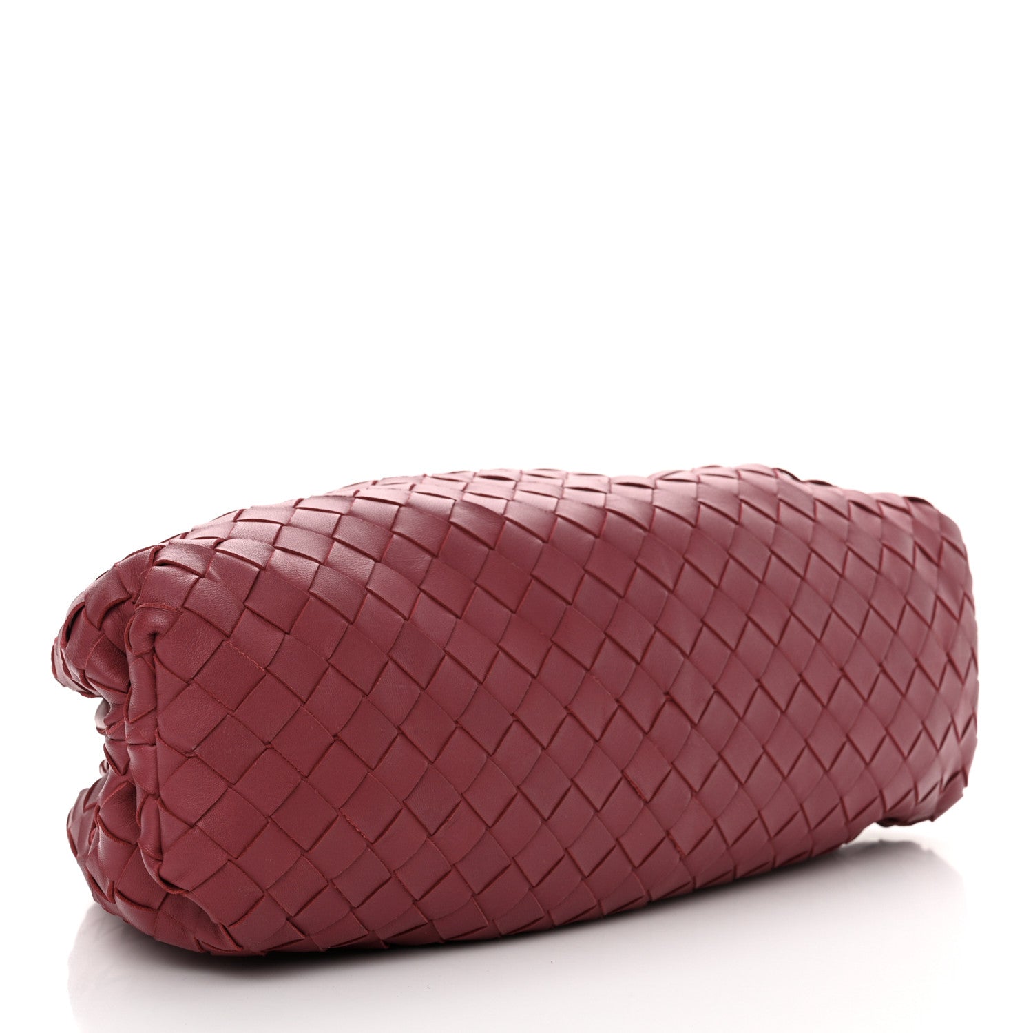 Bottega Veneta Nappa Maxi Intrecciato The Pouch Oversized Clutch Amaranto 4 of 9