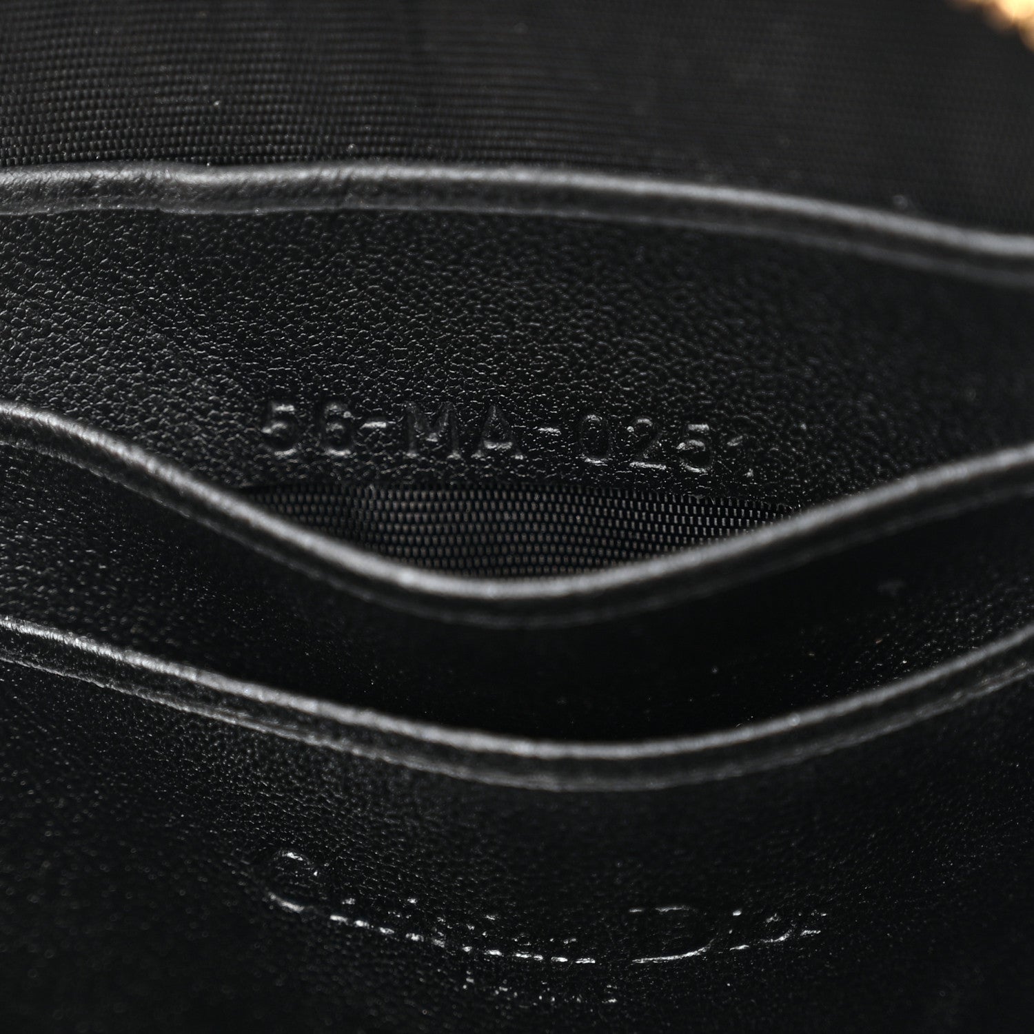 Christian Dior Lambskin Cannage Lady Dior Phone Holder Black 7 of 10