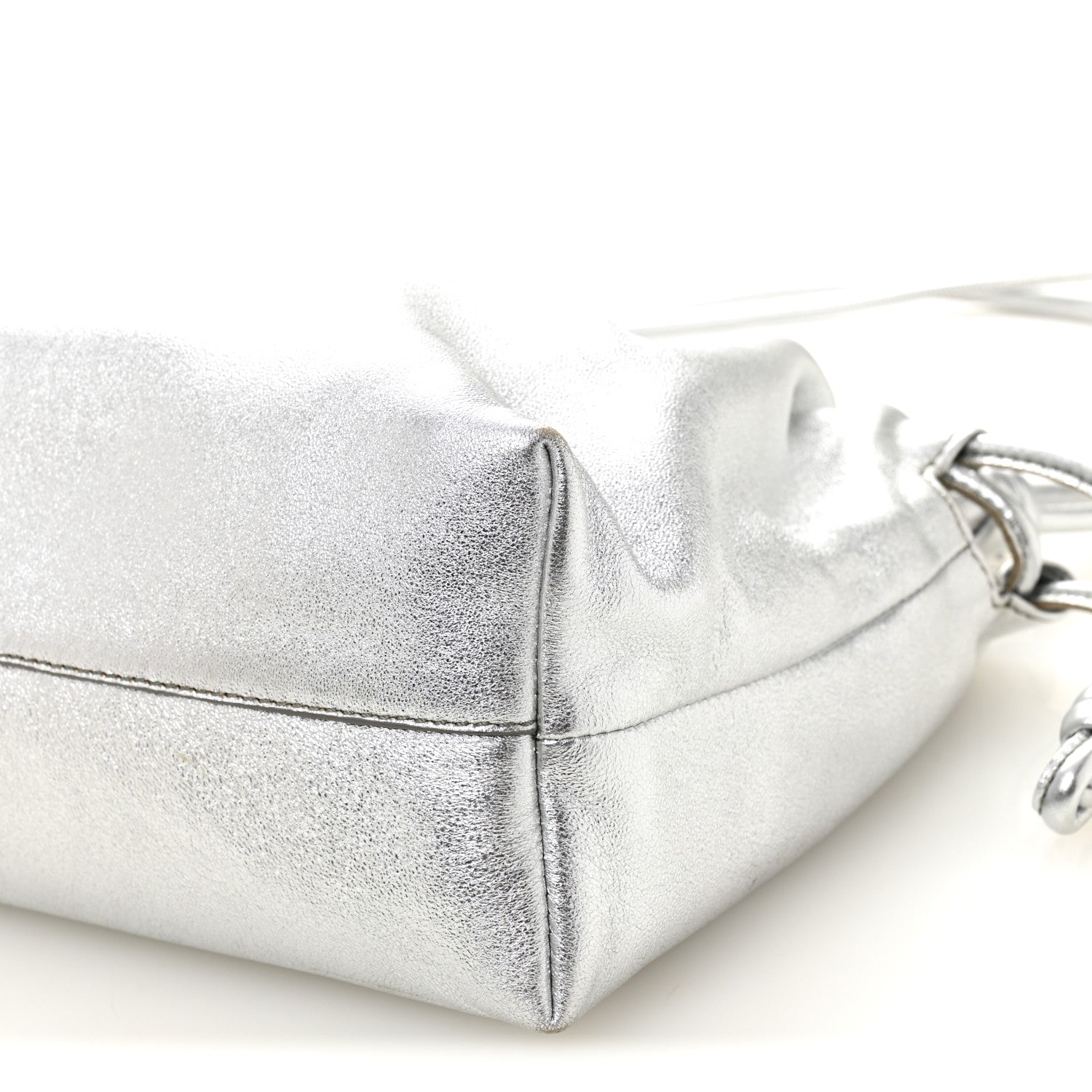 Loewe Metallic Nappa Donut Chain Flamenco Knot Silver 9 of 9