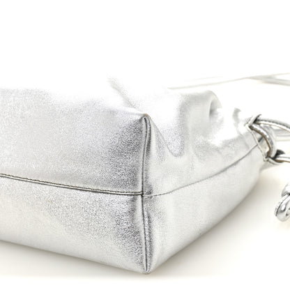 Loewe Metallic Nappa Donut Chain Flamenco Knot Silver 9 of 9
