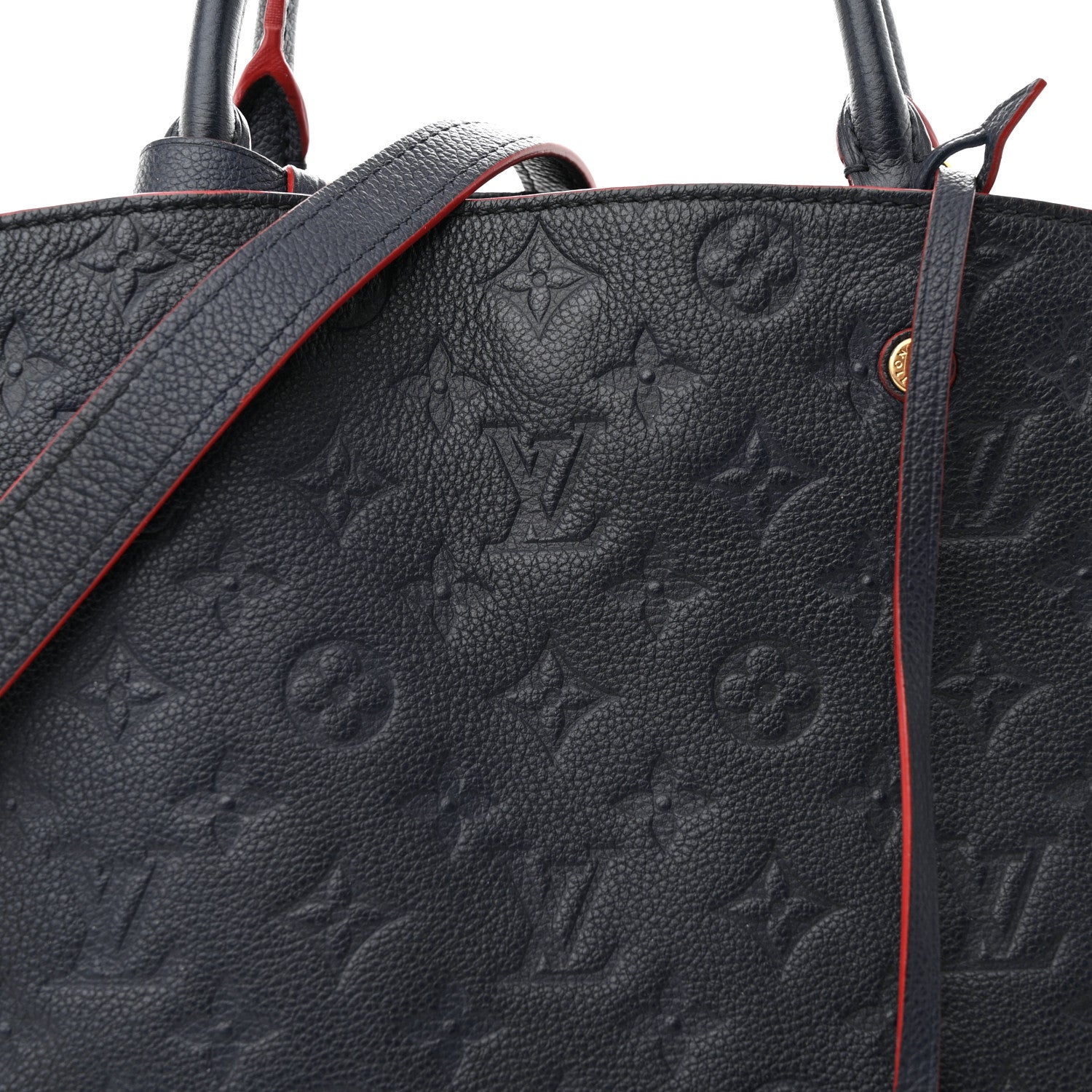 Louis Vuitton Empreinte Montaigne MM Marine Rouge 8 of 13